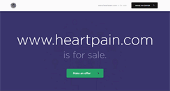Desktop Screenshot of heartpain.com