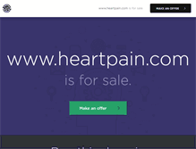 Tablet Screenshot of heartpain.com